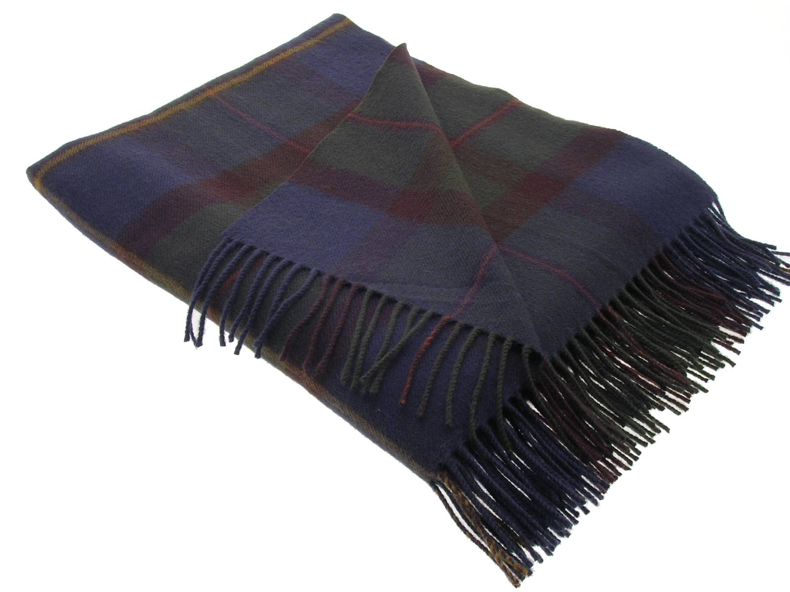 MacLeod Of Harris Antique Tartan Lambswool Blanket - Click Image to Close